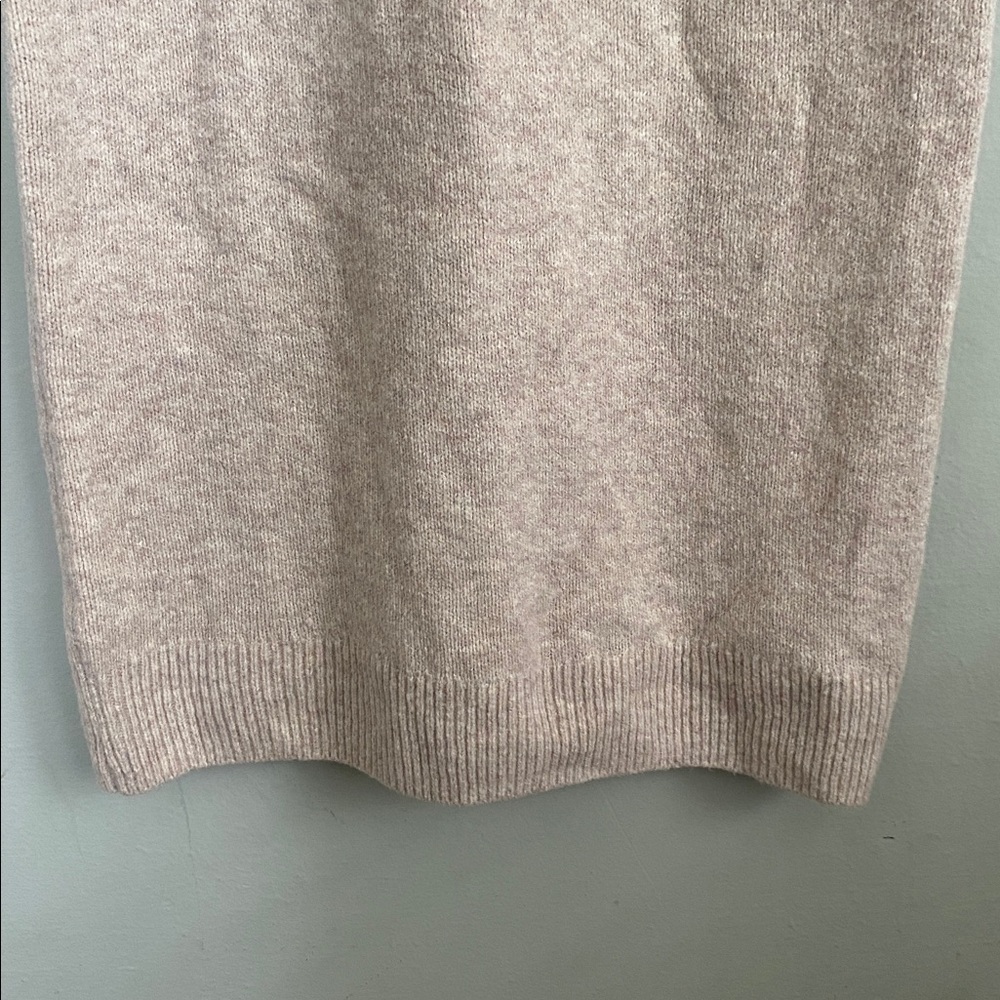 GAP Women’s Cream Long Sleeve Turtleneck Sweater Dress Size Small - Picture 4 of 7